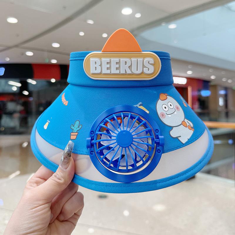 Children's Hat Solar Fan Hat Boys and Girls Large Brim UV Sun Protection Sun Protection Summer Sun Hat