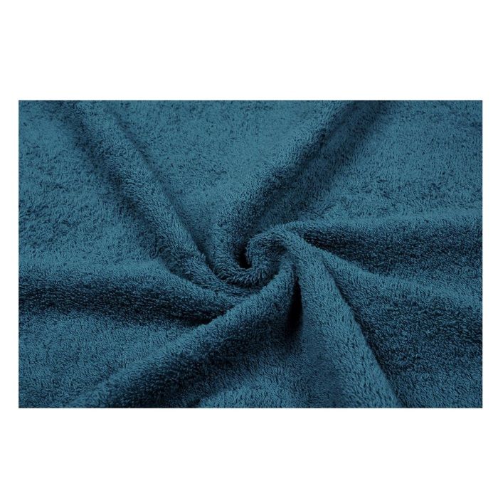 Serviette de toilette - Laguna - 70 x 140 cm - 100% coton GOTS - Bleu uni