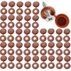 100PCS Plastic Nails Screw Cap Decorative Covers Car Nut Nails Protective Caps Self-tapping Screws Cover Furniture Hardware