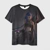 Popular Arcane League Jinx T Shirt 3D Printing Men/Women Anime T-shirts Summer O- Neck Short Sleeve Top Kids Cartoon Tee