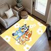 Bluey Bingo Hug Carpet Design for Decorate room Foyer Playrooms Living Rooms Antislip Carpet Anime Office Decor Gift for Festivals