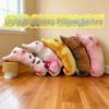 PP Cotton Filled Animal Body Pillow 40cm Size Pig Keychain Portable Bag Decoration  For Men