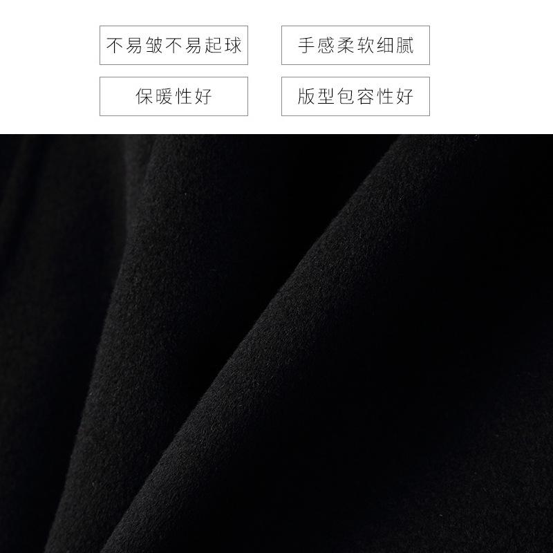 Cashmere coat women's autumn and winter new slim and thin high-end wool coat over the knee