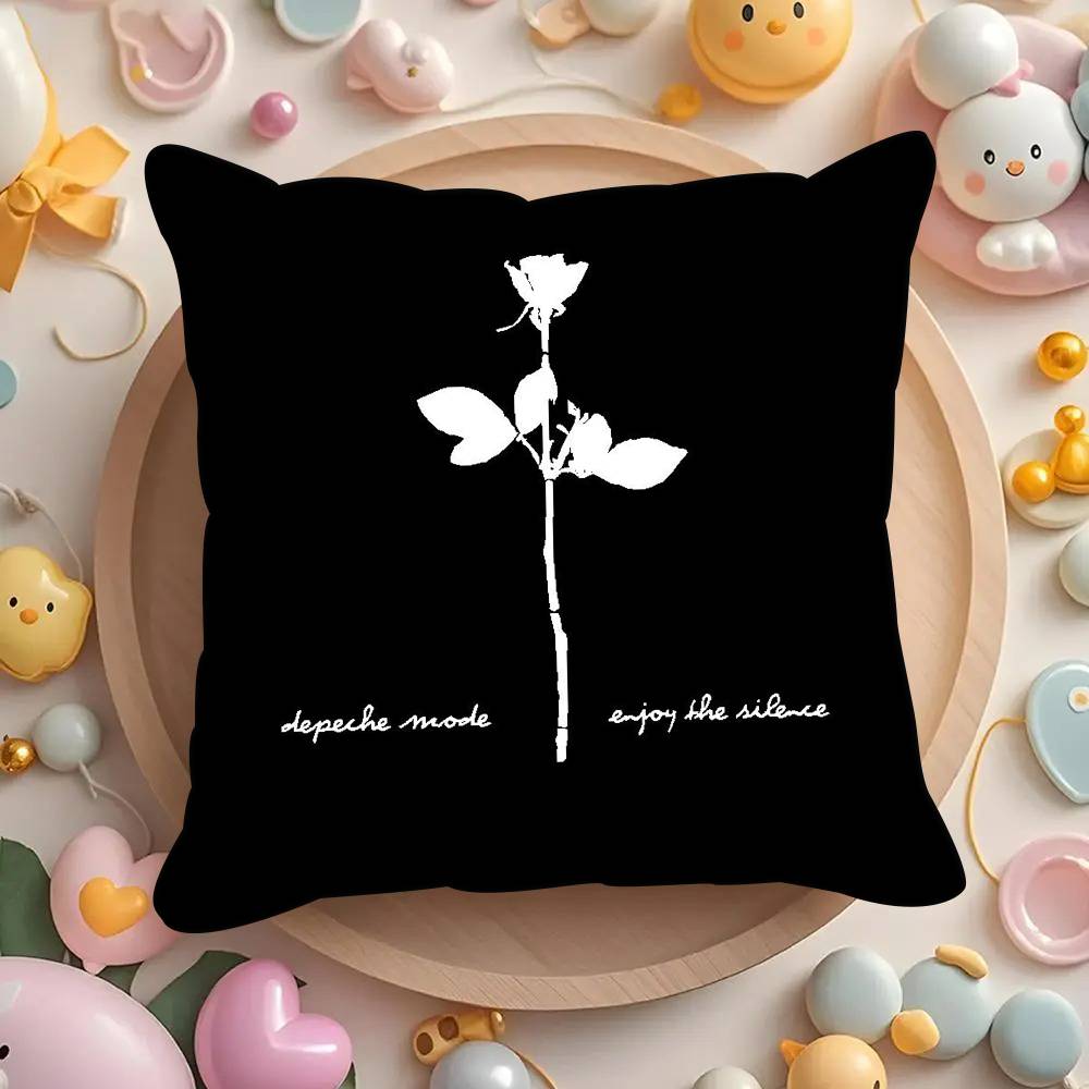 Band D-depeches black Mode  Pillowcases cushion covers living room sofas home decor gifts
