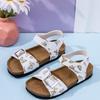 2025 Sommar Barns Korksandaler - Trendiga Koreanska Unisex Strandskor