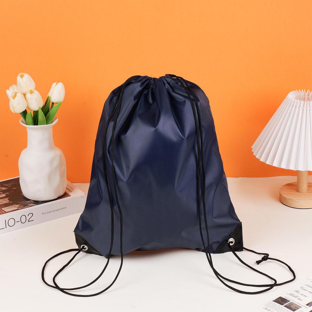 Waterproof 210D Polyester Drawstring Sports Backpack with Custom Logo