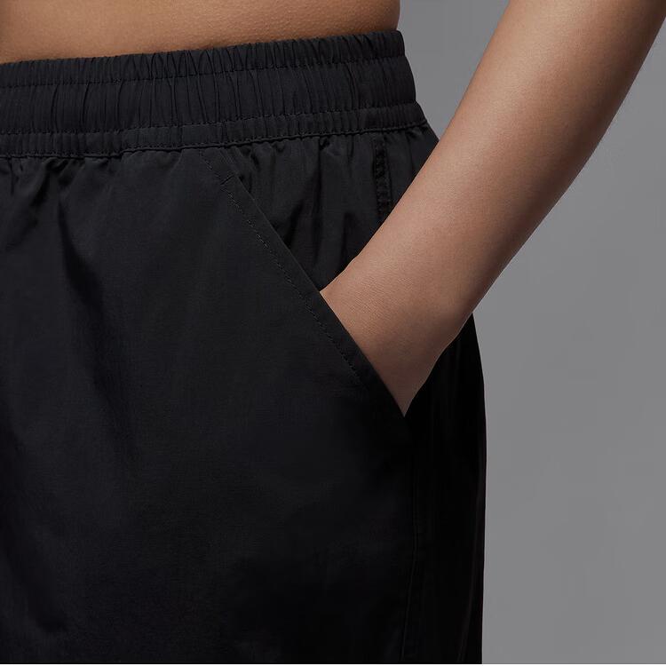 Jordan SS25 Brand Logo Comfortable Solid Color Versatile Sports Long Pants Women Bottoms Black HM6145-010