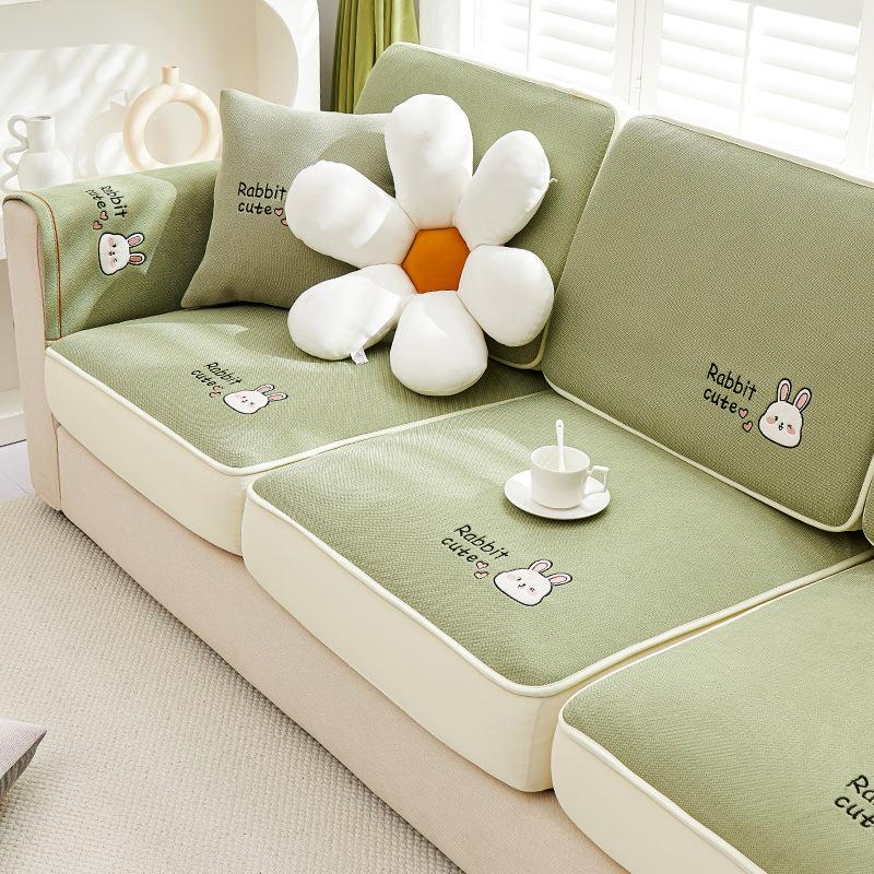 

Подушка для дивана из шенилла, универсальный чехол для дивана на все четыре сезона, новый 20,25 миллиона, все включено, нескользящая подушка для сиденья 30 * 50cm Waist Pillowcase