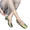 French Mary Jane High Heels Autumn New with Skirt Thick Heel Square Head Shallow Mouth Temperament Single Shoes