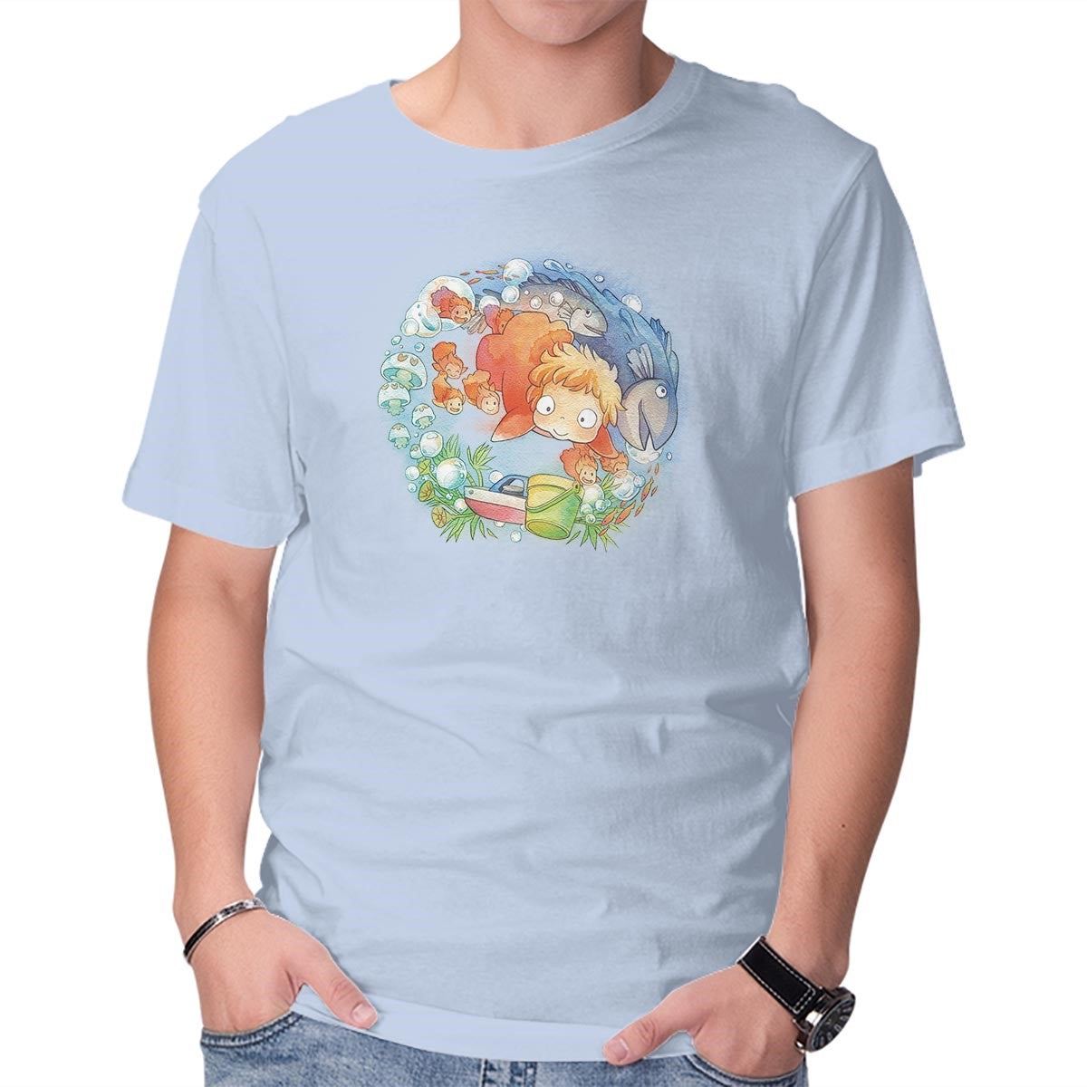 Unisex Crew Neck T-Shirt Sea Sisters Graphic Short Sleeve Casual Tee XS