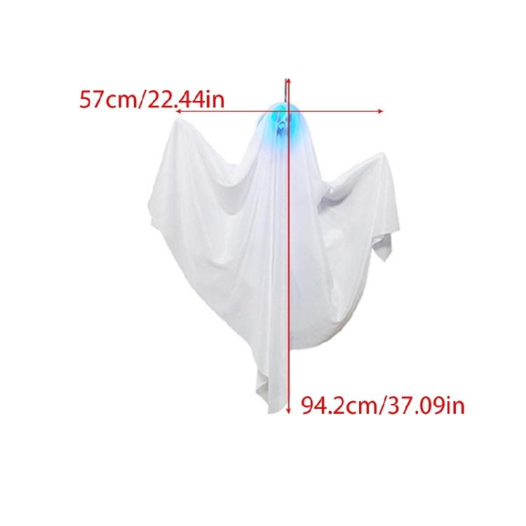 Ghostly Halloween Hanging Decor Light Up Ghost for Haunted House Decoration