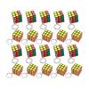 TJQ Mini Cube 3D Puzzle Keychain Toy Compact Prize Present (Set of 48)