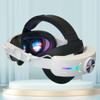VR Glasses Strap For Meta Quest 3 Head Strap Adjustable with 8000mAh Rechargeable RGB Comfort Sponge Virtual Glasses Headwear