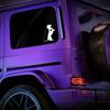 Dachshund Heart Shape Silhouette Vinyl Sticker For Car, Truck, Laptop, 6 Inch/15.3cm White Reflective Carving Decal, Stickers, Wall Decal, Vinyl Decal
