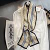 Big Brand Double-sided Printed Long Headband Silk Scarf Hin Scarf Ribbon Tie Bag Decoration Suit Scarf Waist Belt Multi Function