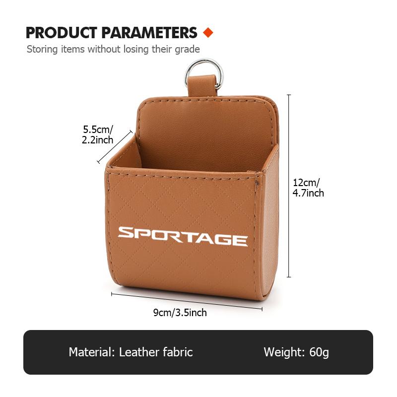 Coajtd1 For KIA Car Air Outlet Storage Bag Glasses Phone Organizer Box Mini Organizer Box Sportage Rio Ceed Niro Soul Stonic Proceed