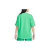Nike Sportswear Essential Oversized Solid Color Crew Neck Short Sleeve T-Shirt Women Tops Green DX7911-363
