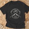 Vintage Custom Motorcycles Chopper Bobber Motorcyclist T-Shirt  O-Neck Short Sleeve Casual Mens T-shirt Size S-5XL