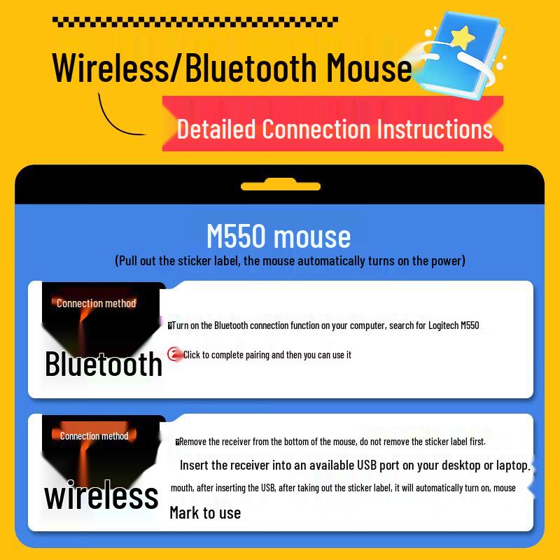 

Logitech M550 Silent Multi-Device Wireless Mouse