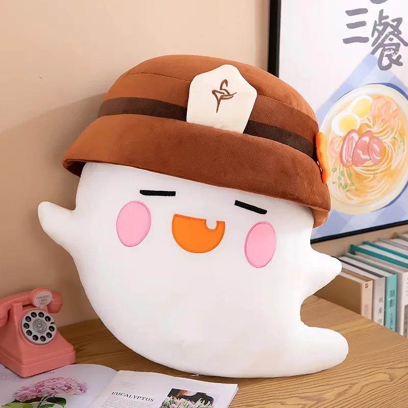 Hutao Ghost Stuffed Doll Anime Genshin Impact Plush Throw Piillow Cute Sofa Decorative Throw Pillow Sleeping Back Cushion Decor