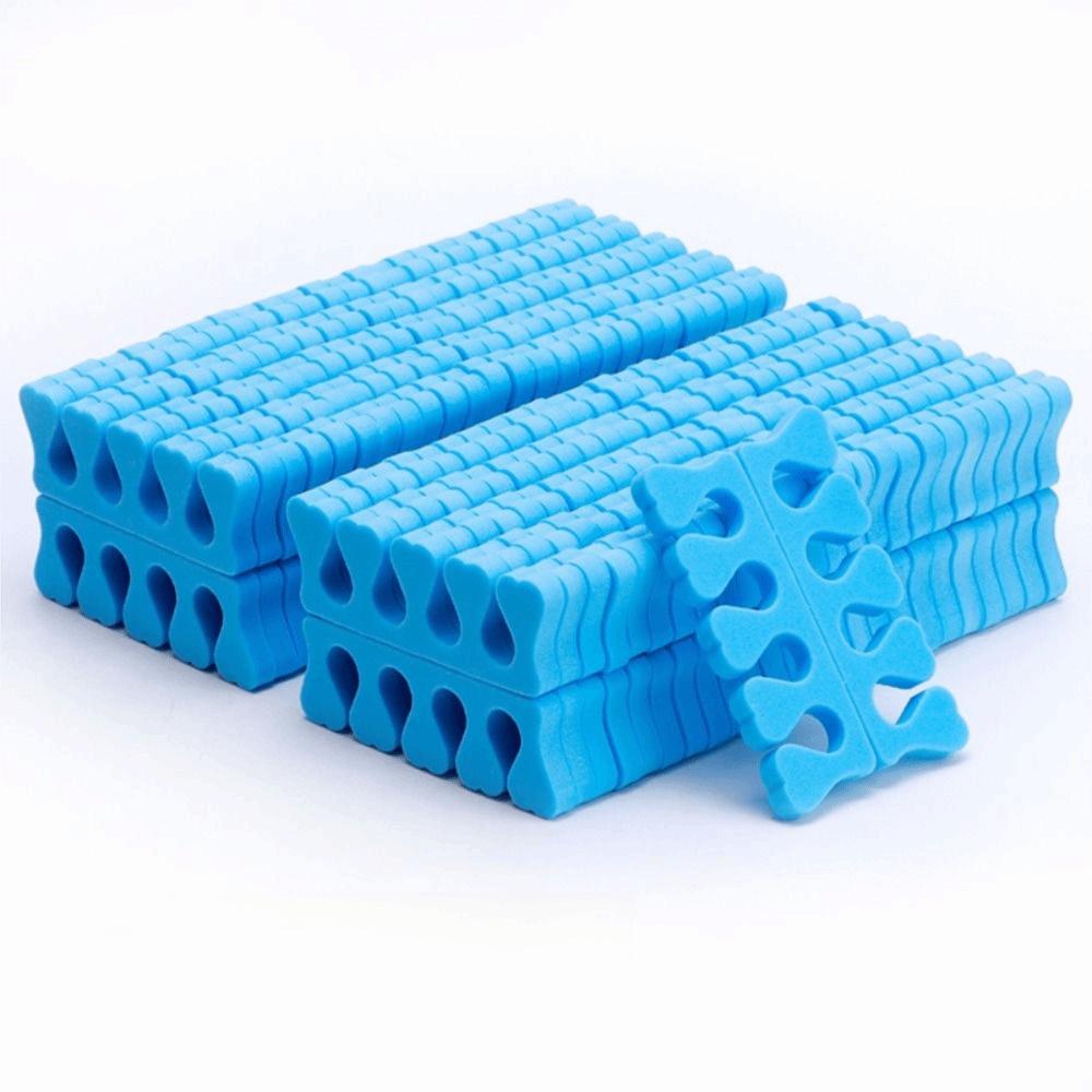 100Pcs Flexible Manicure Finger Separators Soft Sponge Foots Nail Art Tools UV Gel Polish