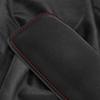 Car Knee Pads Black Suede Leather Inside Knee Cushion Thickened Anti-collision Thigh Support Pad Automobile Interior Accessories