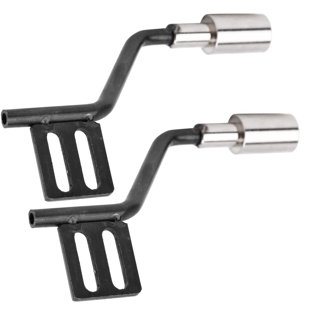 1Pair Metal RC Car Simulation Decoration Exhaust Pipe Accessories for Scx10 1 10