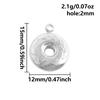 5pc Exquisite Food&Fruit Pendant Three-Dimensional Small Bag Charm Stainless Steel Pendants For Jewelry Making Supplies Breloque