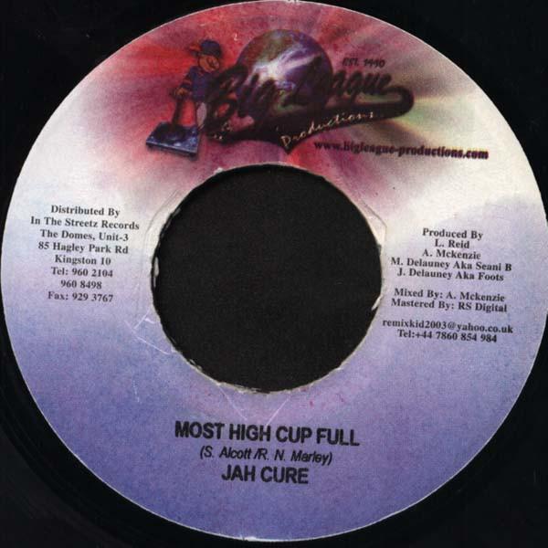 

7-дюймовая пластинка JAH CURE - Most High Cup Full none Big League Prod 2004 Ямайка Регги, Ска и Даб Б/у