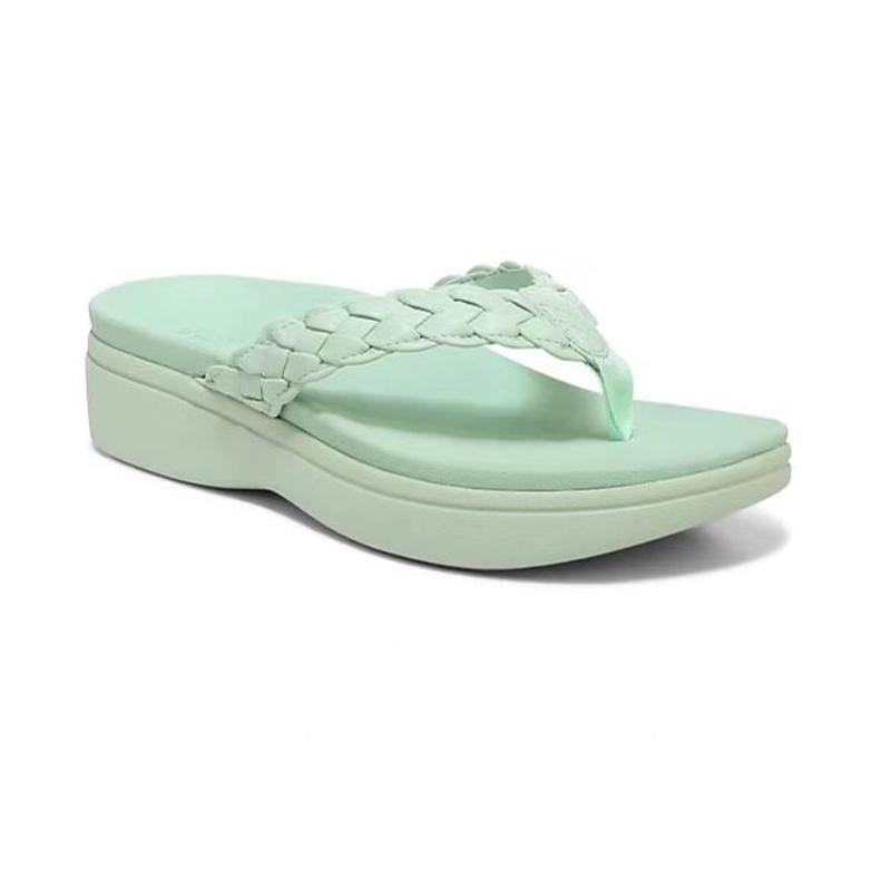 Модные женские тапочки на платформе — фото 7