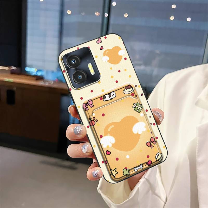 Card slot Anti-dust Phone Case For Oukitel C35/C36 Dirt-resistant TPU Cute Full wrap protective Soft case Shockproof