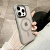For iPhone 16 Pro Max Luxury Magsafe Magnetic Silicone Frame Phone Case For iPhone 11 12 13 14 15 16 Plus Matte Protective Cover