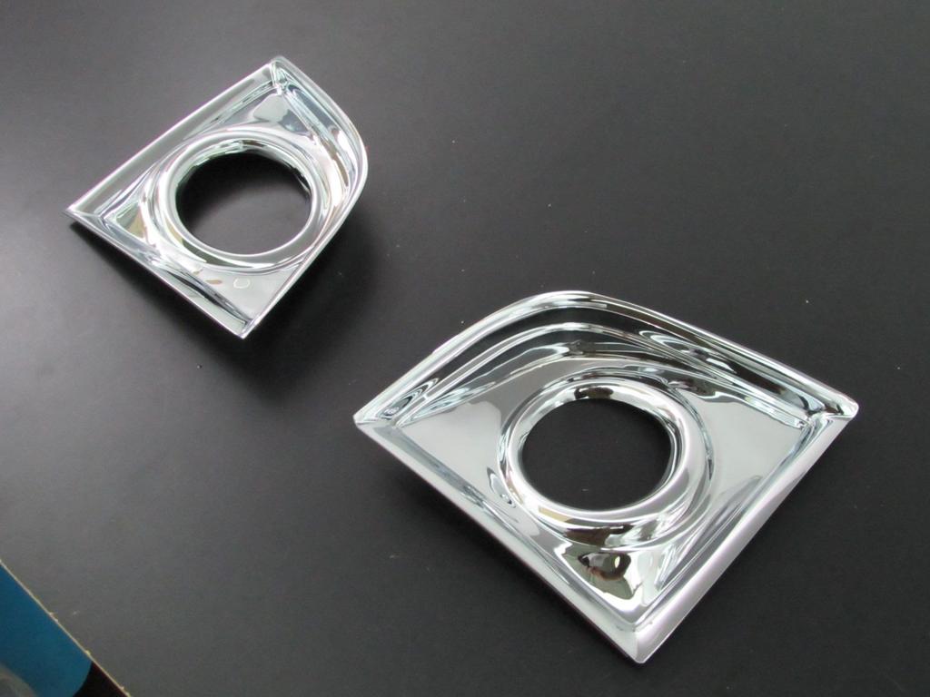 BRIGHTZ Chrome Fog Light Type for Wagon R MH22S Compatible with MH and 22 Wagon and Wagon R Covers, A, (FOG-COV-199), MH22, H22, R, Owl, (Part Number