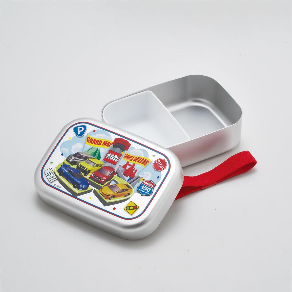 Skater Aluminium Brotdose für 370ml Isolierter Lunchgurt Hergestellt in Tomica Brotdose Kinder, Fassungsvermögen, Aufbewahrung, Enthalten, Japan, 26, Jungen (ALB5NV-A)