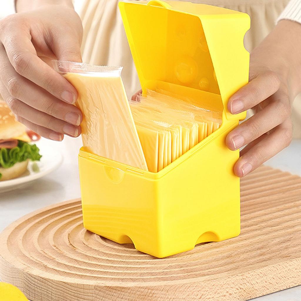 Cheese Storage Box for Refrigerator Butter Block Container Food Preservation Case Waterproof Sliced Cheese Organizer