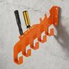 Chainsaw Chain Wall Holder with 5 Hooks/ Heavy-Duty Chain Saw Storage Hanger Wall Mounted Garage Workshop Organizer Shelf