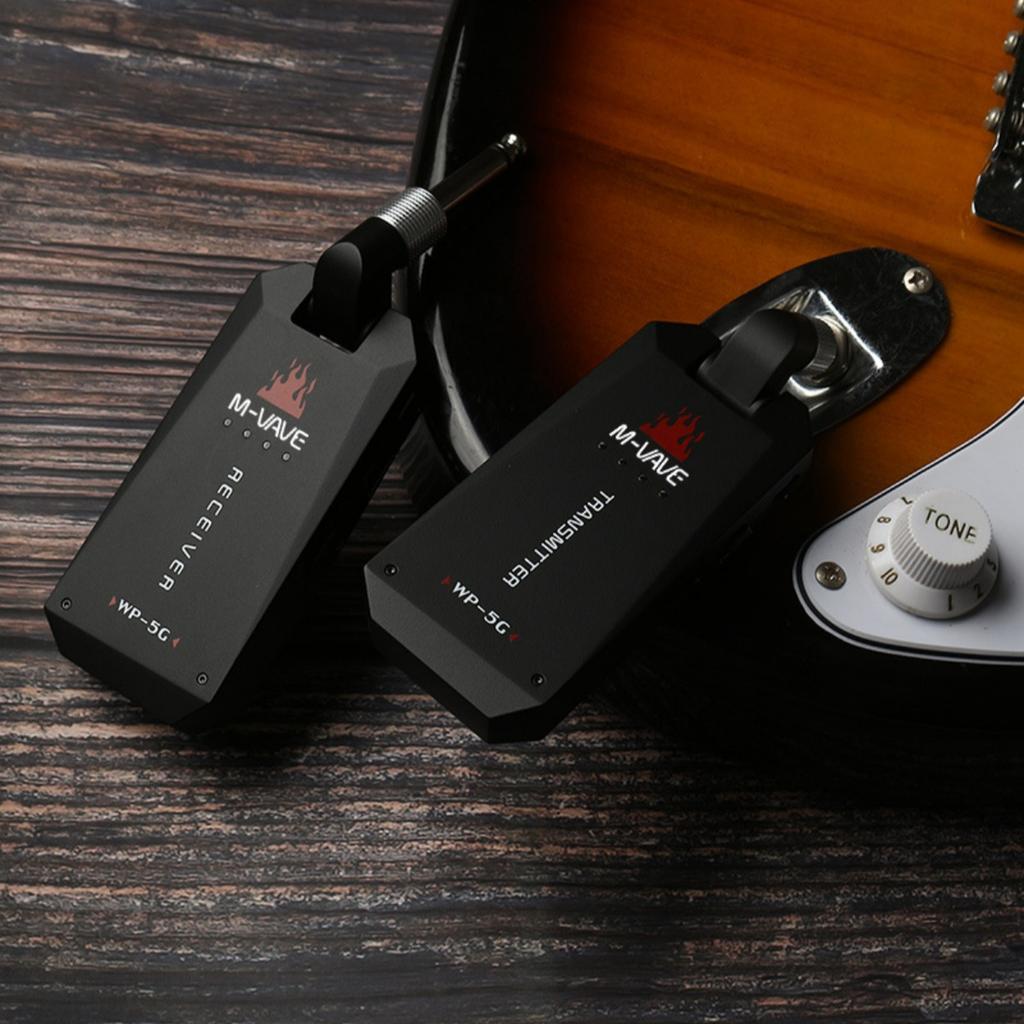 WP-5G Wireless Guitar System/5.8G/Rechargeable Audio Transmitter Receiver/ Type C Cable /for Guitar Amplifier Accessory