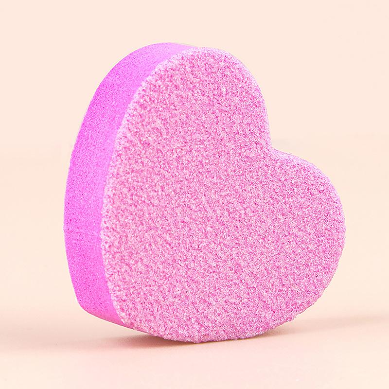 20/50Pcs Heart Shape Sponge Nail File Double Side Buffer Buffing Sanding Nail Pedicure Tool Gel Polish Manicure Nail Accessories