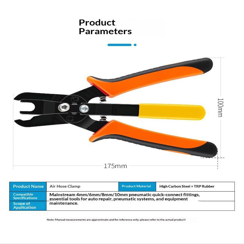 Pneumatic Disconnect Tool Set Durable Push-to-Connect Fittings Removal Tool for Industrial Maintenance DIY Plumbing Jobs