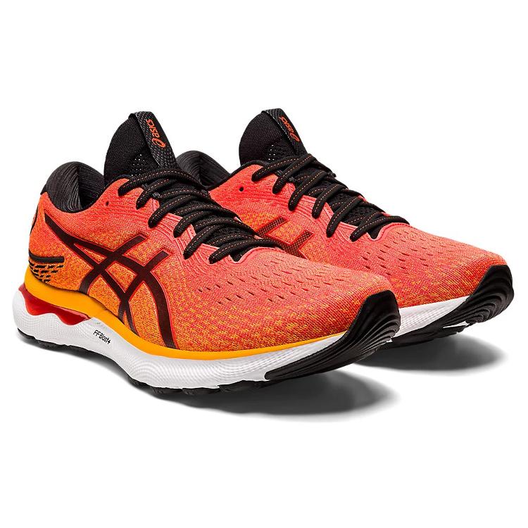 New Asics Gel Nimbus 24 Cherry Tomato Black 1011B359-800