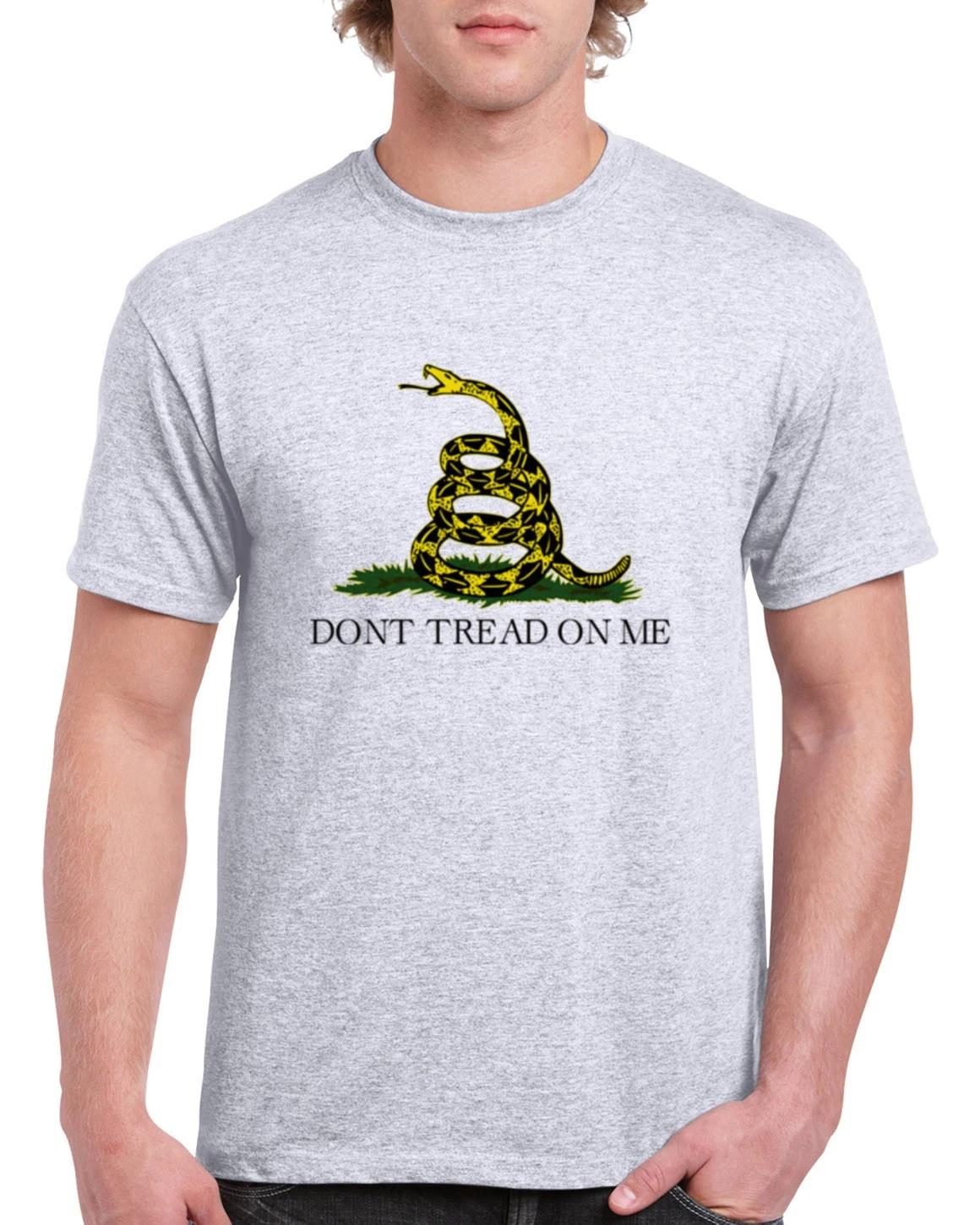 Don t Tread On Me T-Shirt Gadsden Flag Rattle Snake Tee Shirt Dont GTD01 S