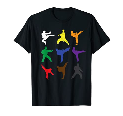 Karate Martial Arts Rank Belt Theme MMA T-Shirt