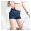 Low Waist Jeans for Women Summer Stretch Light Color Shorts Slim Fit Super Shorts Tight Hot Pants 2025 New Style