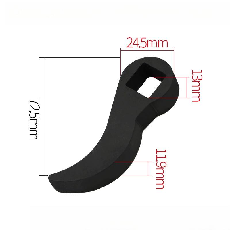 Bull Horn Pry Bar Adapter Head Tool Adjustable Angle Bar for 1/2 Ratchet Open-end Wrench Half Shaft Drive Shaft Disassembly Tool