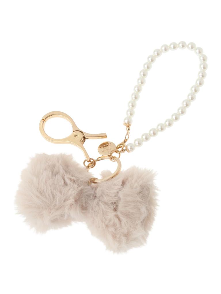 De Apparel Fur Ribbon Glove Holder for Pink [Maison Fleur] Women,