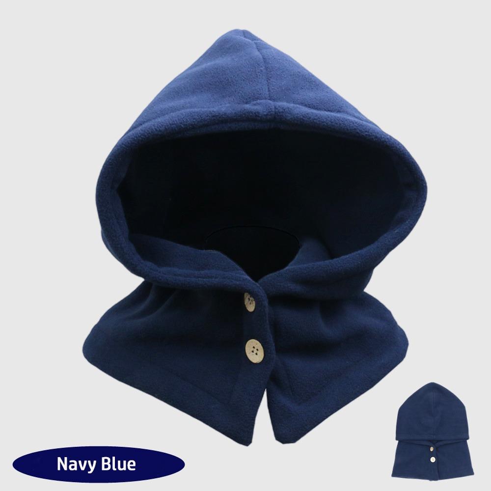 

Windproof Balaclava Hat Polar Fleece Winter Ski Mask Caps Women s Head Hooded Hat Women Man темно-синього кольору