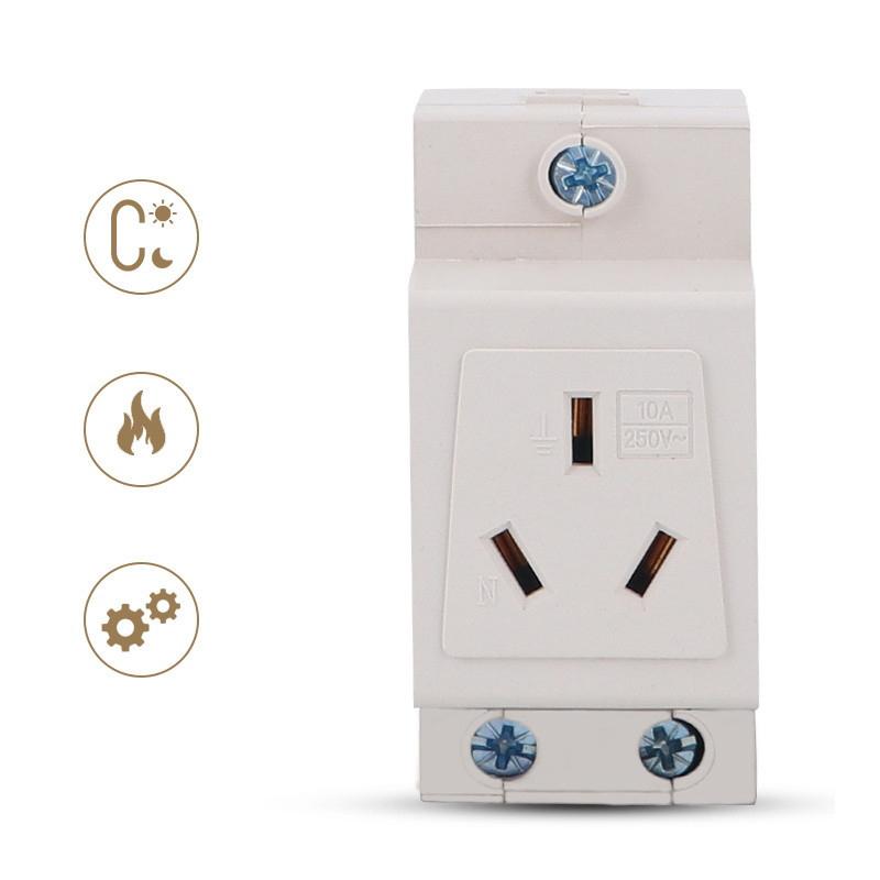 UK US EU FR IT Standard Modulare DIN-Schienensteckdose 10A 16A 25A 250V Industrielle Verteilerdose AC30 Steckdosen Adapter Verbinder