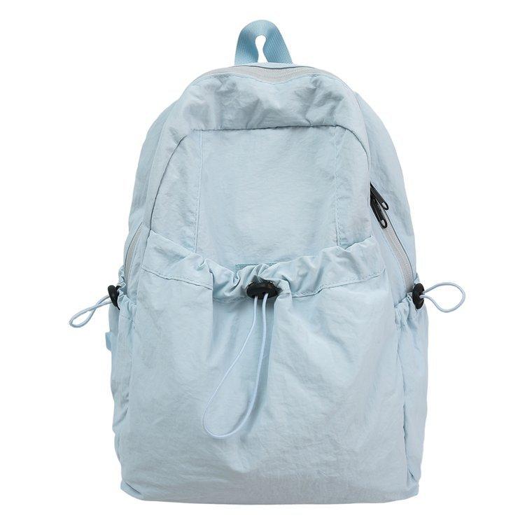 Schoolbag Korean version of the new ins large-capacity light leisure commuting versatile Harajuku style junior high school student schoolbag backpack