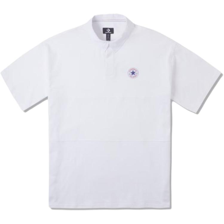 

New Converse All Star Short T Shirt Men s White 10025227-A02 XL