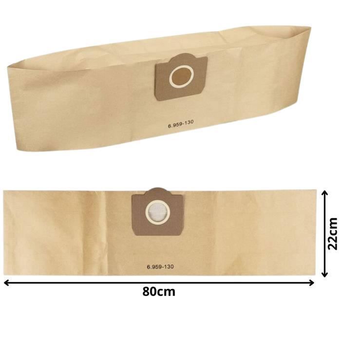 Vacuum Cleaner Bag - Karcher - WD3 - Pack of 10 - Disposable Dust Bags - Compatible WD3 Battery